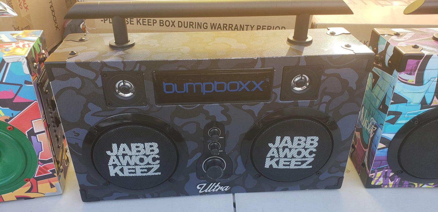 Bumpboxx limited edition JABBAWOCKEEZ black Camo BOOMBOX - Abeatz Audio LLC