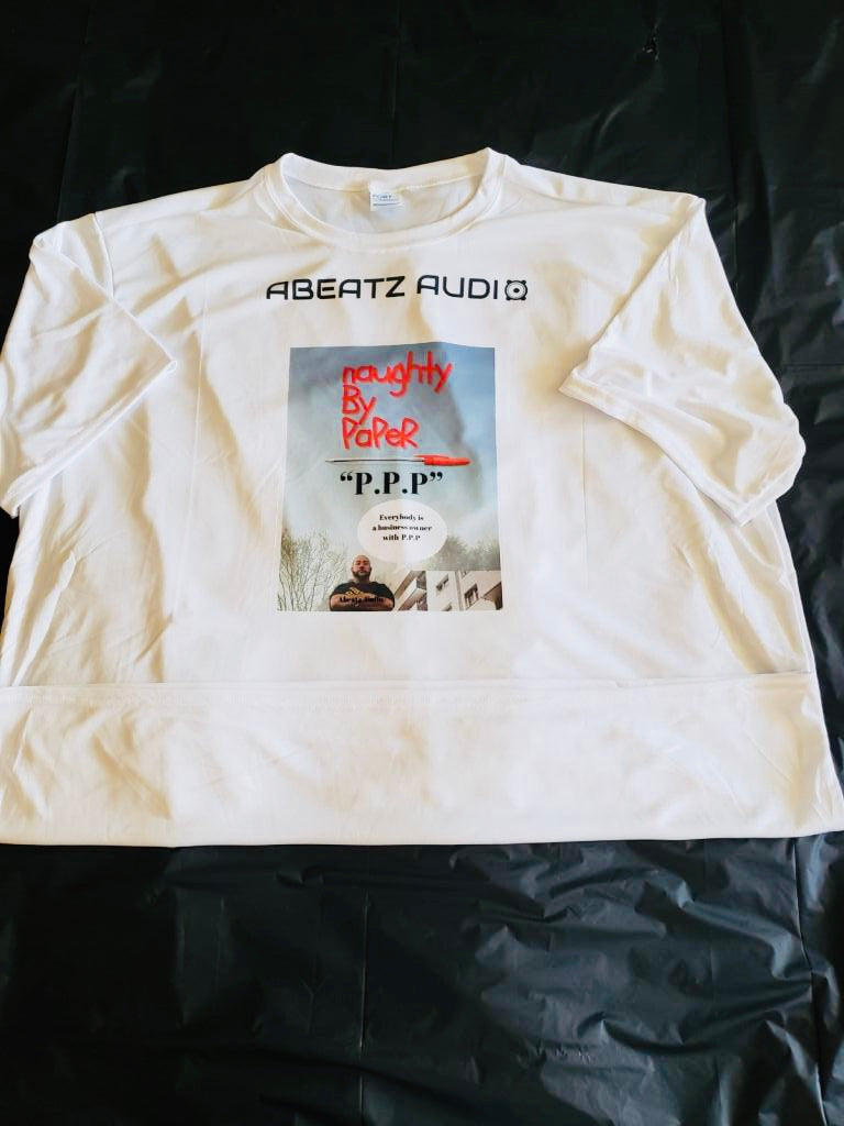Men’s “Naughty by Paper” T-Shirt - Abeatz Audio